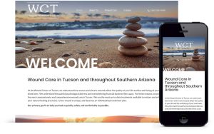 Tucson website design for Wound Center of Tucson